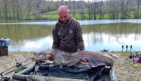 A 55 lb 4 oz fish from Autels, Cat, Apr 2023