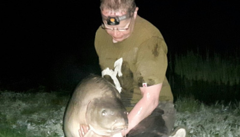A 56 lb 2 oz carp from Beaurepaire, Dominic Morris, Apr 2016