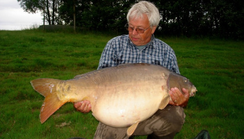 A 56 lb 1 oz carp from Beaurepaire, Cliff Jones, May 2014