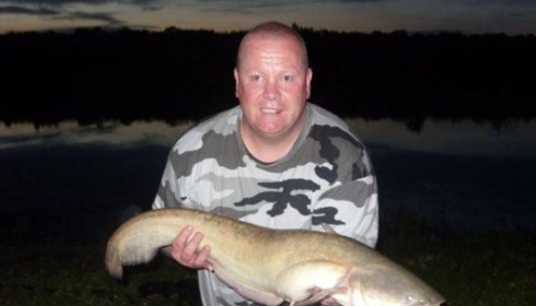 A catfish from Beaurepaire, Steve Godridge Party, May 2011