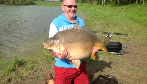 A carp from Beaurepaire, Mr Wigg's Party, May 2013