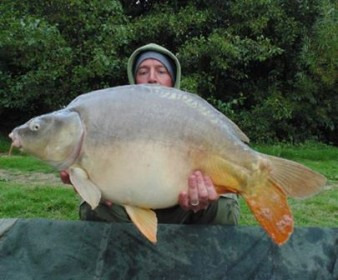 A 38 lb carp from Beaurepaire, Paul Pipcin, Sep 2013