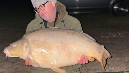 A 34 lb 4 oz fish from Beaurepaire, Apr 2022