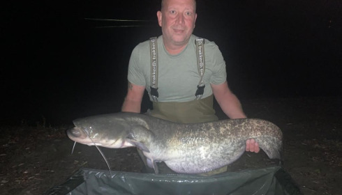 A 31 lb catfish from Beaurepaire, Lee Harper, Nov 2022