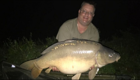 A 45 lb 2 oz carp from Beaurepaire, Dal, Aug 2018