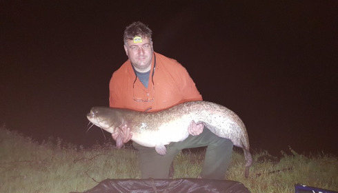 A 48 lb catfish from Beaurepaire, Geoff Skinner, Aug 2017
