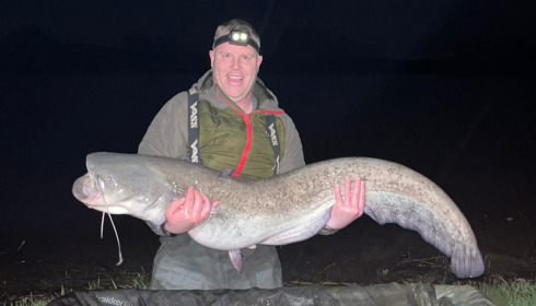 A 47 lb catfish from Beaurepaire, Bradley Dollman, Apr 2023