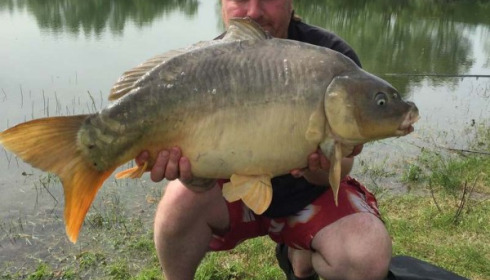 A carp from Beaurepaire, Matt Hodgson's Party, May 2015