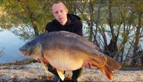 A 46 lb 8 oz carp from Beaurepaire, Matthew Newell, Sep 2018