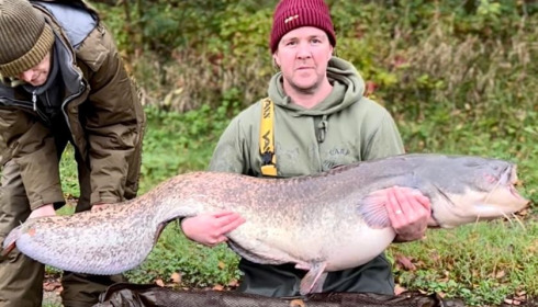A 38 lb catfish from Beaurepaire, Gary Scarlett, Nov 2022
