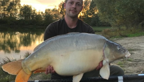 A 36 lb 3 oz carp from Beaurepaire, Jack, Sep 2017