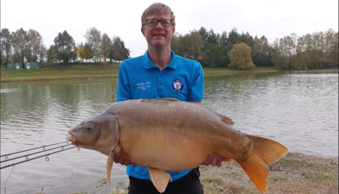 A 41 lb 12 oz carp from Beaurepaire, Richard Heapy, Oct 2019