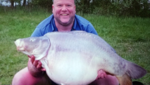 A 51 lb 8 oz carp from Beaurepaire, Glen, Apr 2014