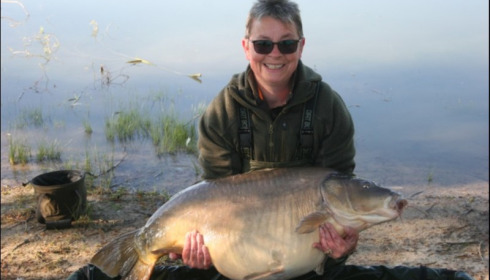 A 46 lb 15 oz carp from Beaurepaire, May 2019