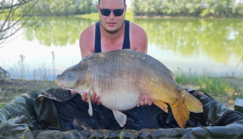 A 52 lb carp from Beaurepaire, Matthew Lott, Jun 2023