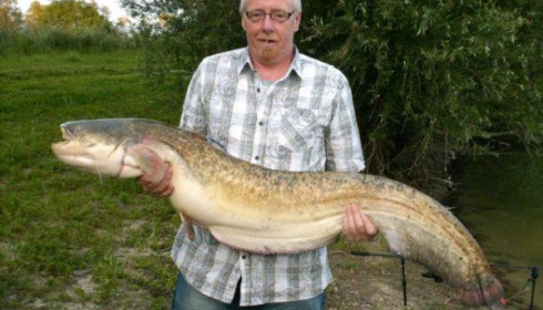A catfish from Beaurepaire, Mark Monk Party, Jul 2011