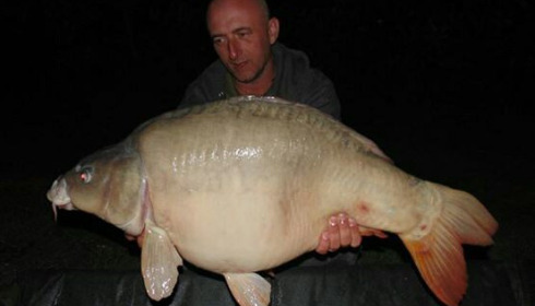 A 36 lb 10 oz carp from Beaurepaire, Dean Thomson, Sep 2013