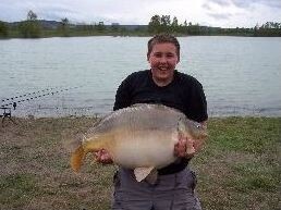 A 43 lb 8 oz carp from Beaurepaire, Alex Belton, Apr 2012