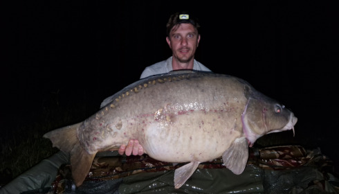 A 48 lb fish from Beaurepaire, Measles, Jun 2023