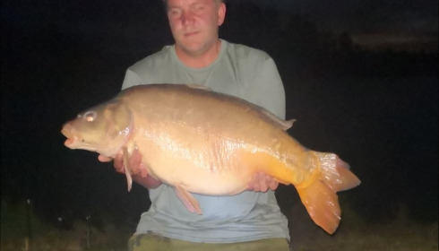 A 34 lb 8 oz carp from Beaurepaire, Ryan Welch, Oct 2019