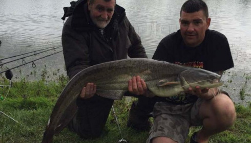 A catfish from Beaurepaire, Matt Hodgson's Party, May 2015
