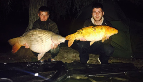 A 21 lb carp from Beaurepaire, Mark Hobbs, Sep 2017