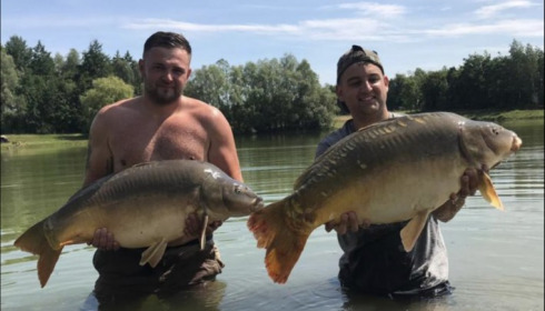 A 37 lb 15 oz carp from Beaurepaire, Thomas Sutton , Aug 2019