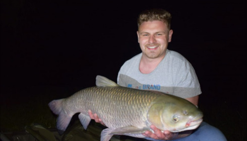 A 29 lb grass carp from Beaurepaire, James Spikings, Jun 2019