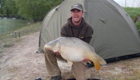 A carp from Beaurepaire, Carl Clarke, May 2010