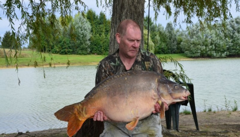 A 45 lb carp from Beaurepaire, Michael Forde, Aug 2014