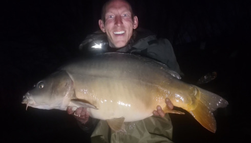 A 47 lb 6 oz carp from Beaurepaire, Nicholas Barker, Feb 2023