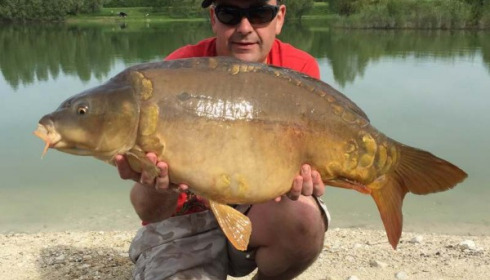 A carp from Beaurepaire, Matt Hodgson's Party, May 2015