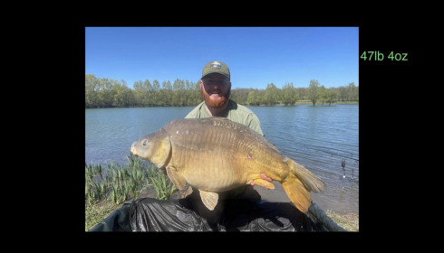 A 47 lb 4 oz carp from Beaurepaire, Matthew Jebson, Apr 2022