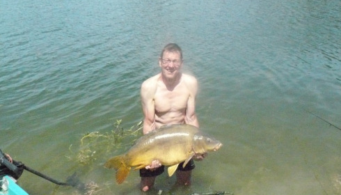 A 47 lb carp from Beaurepaire, paul martin, Jul 2016