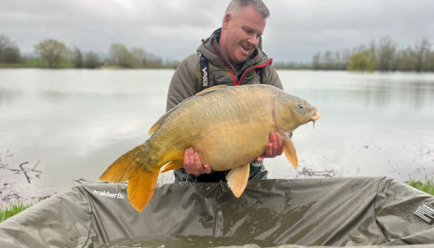 A 33 lb carp from Beaurepaire, Bradley Dollman, Apr 2023