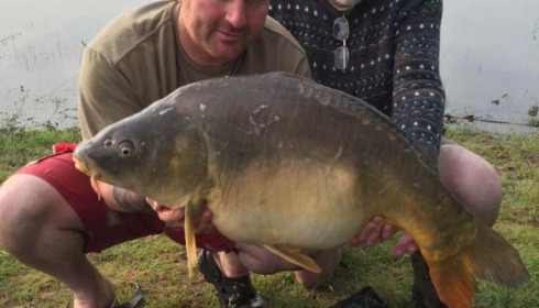 A carp from Beaurepaire, Matt Hodgson's Party, May 2015