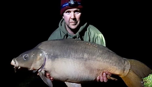 A 39 lb 3 oz carp from Beaurepaire, Gary Scarlett, Nov 2022