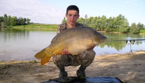 A 35 lb carp from Beaurepaire, Ryan, Jul 2010