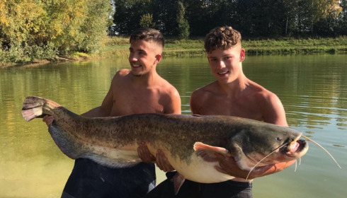 A 88 lb catfish from Beaurepaire, Mark Hobbs, Sep 2017