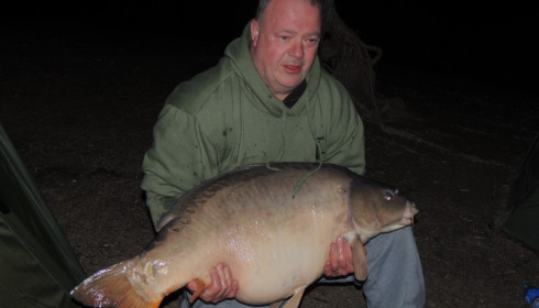 A 46 lb 8 oz carp from Beaurepaire, Barry Cogger, Oct 2012