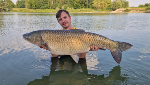A 52 lb grass carp from Beaurepaire, Jamie Middleton, Jun 2023
