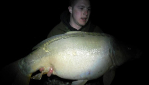 A 25 lb carp from Beaurepaire, J Hughes, Apr 2012