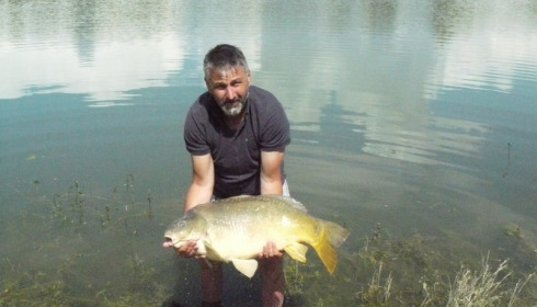 A 32 lb carp from Beaurepaire, steve martin, Jul 2016