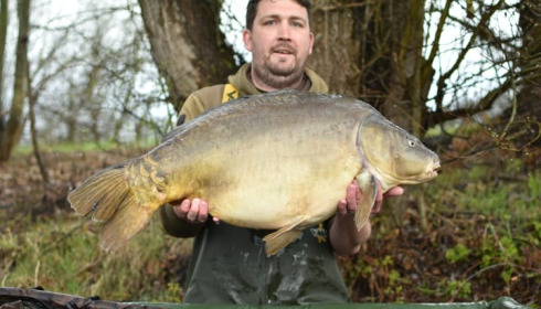 A 40 lb carp from Beaurepaire, Stephen Mead, Apr 2023