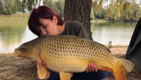 A 27 lb carp from Beaurepaire, Sheree  Reeves, Sep 2017