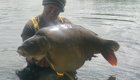A 50 lb 10 oz carp from Beaurepaire, Damien Edwards, Apr 2018