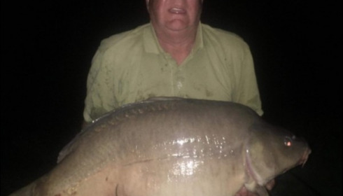 A 46 lb carp from Beaurepaire, Mark Jackson, Jun 2018