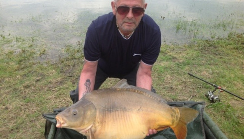 A carp from Beaurepaire, Mr Wigg's Party, May 2013