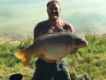 A 48 lb carp from Beaurepaire, Jul 2017