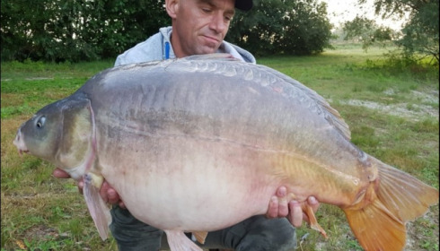A 45 lb 8 oz carp from Beaurepaire, Mick, Aug 2018